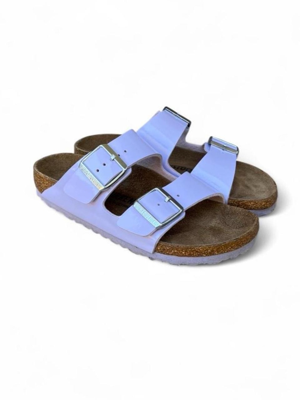 Birkenstock Arizona Purple Fog Birkibuc Sandals EU 37 Women’s 6 Narrow